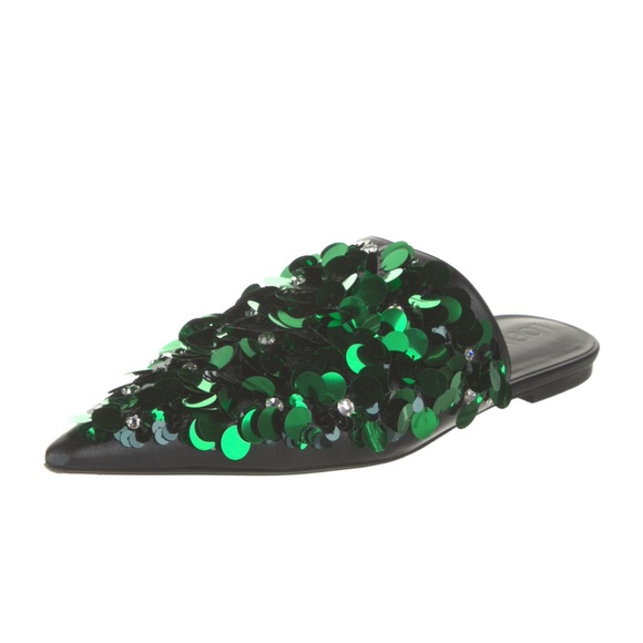 Loewe crystal and sequin leather mules 39 - Picture 2 of 4